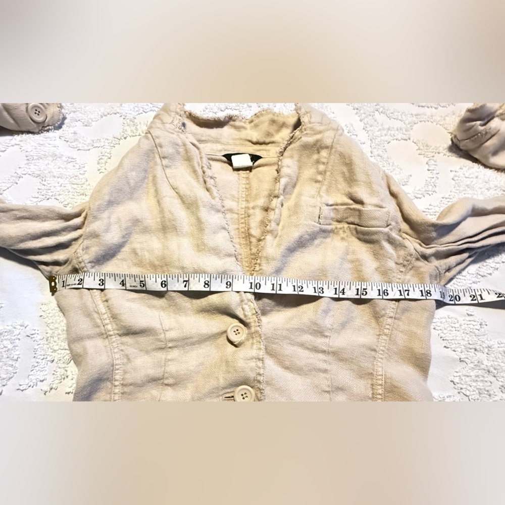 J. Crew Women's Beige Blazer Size M - Picture 4 of 6